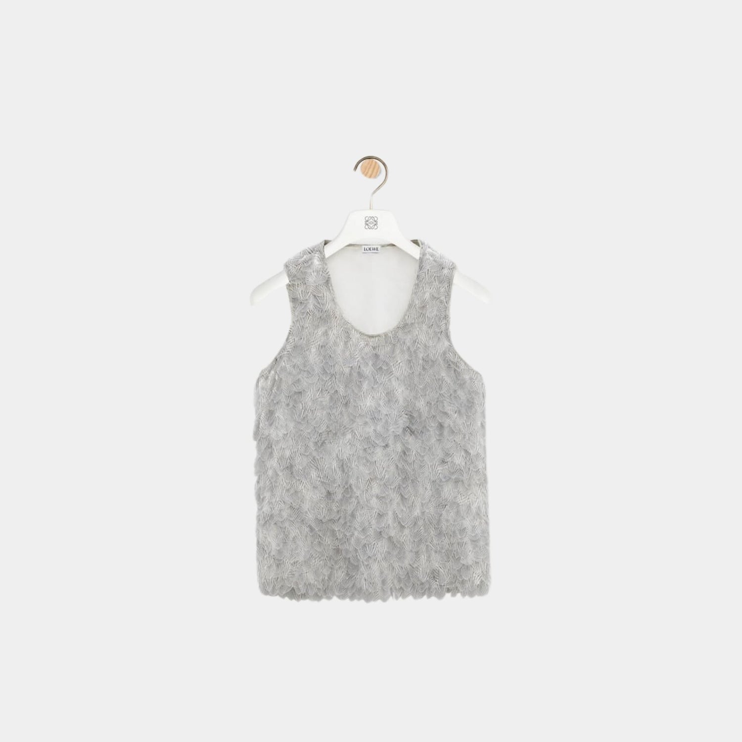 Embellished Tank Top in Viscose