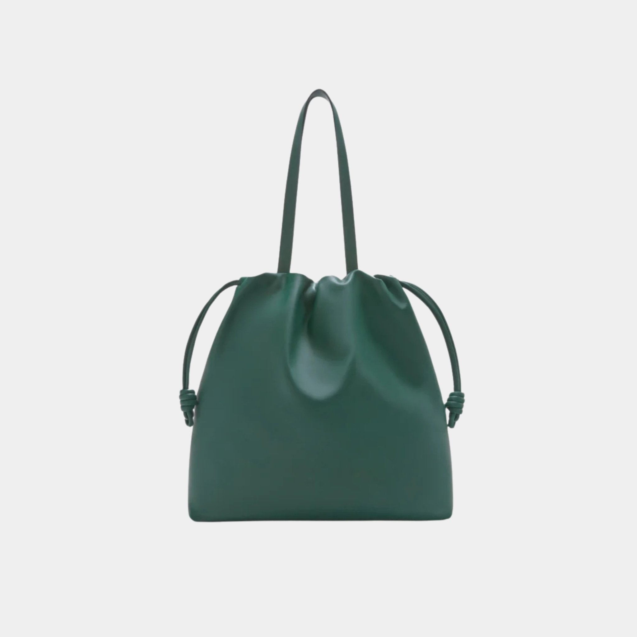 Flamenco Logo Tote In Nappa Calfskin