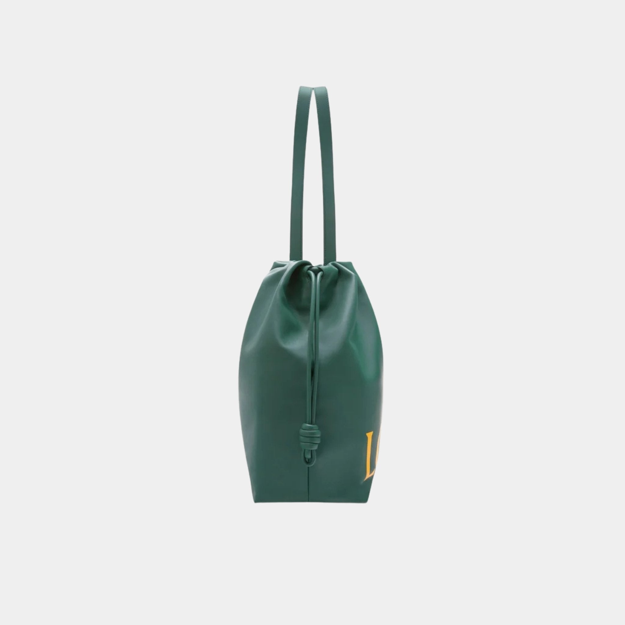 Flamenco Logo Tote In Nappa Calfskin