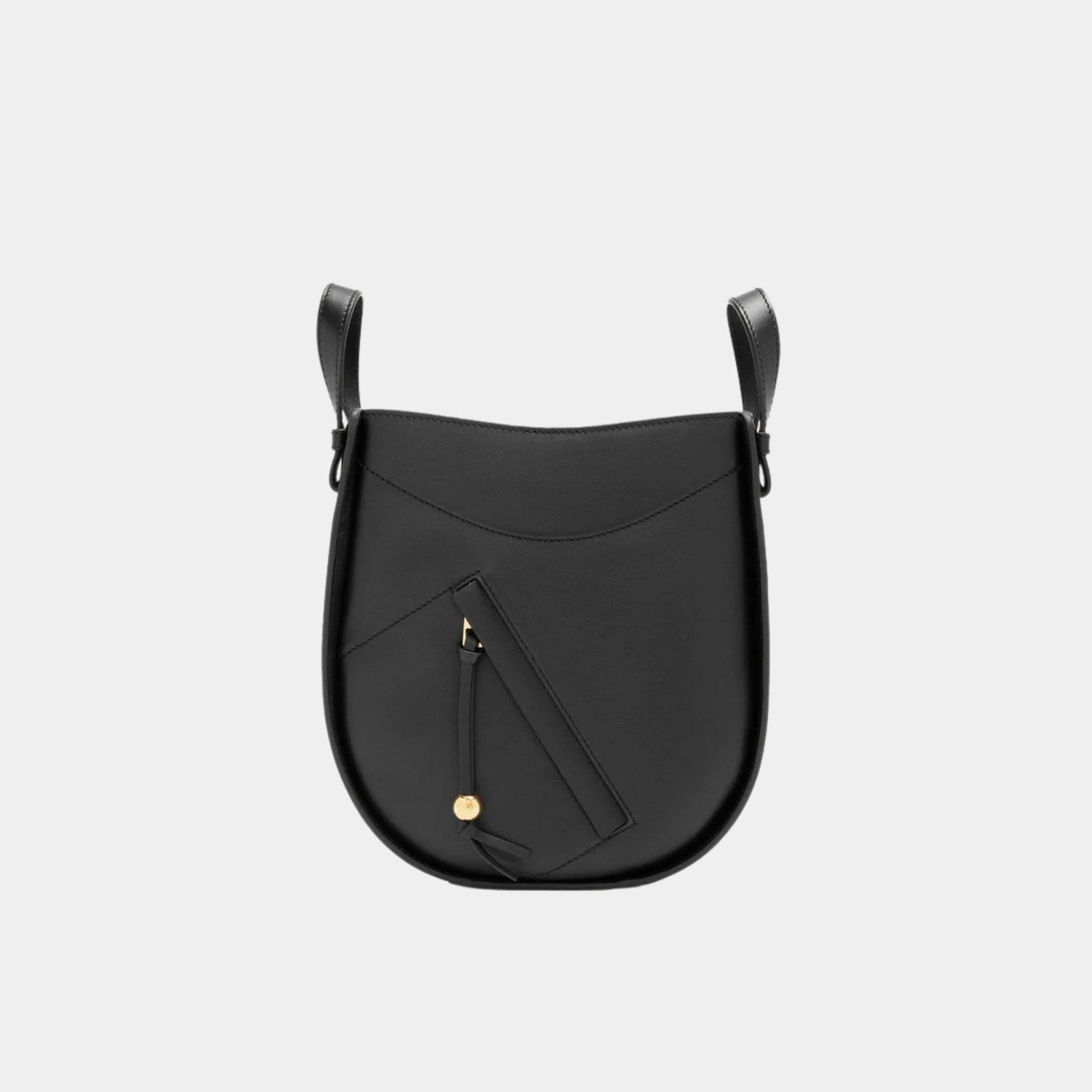 Hammock Slice Bag In Shiny Calfskin