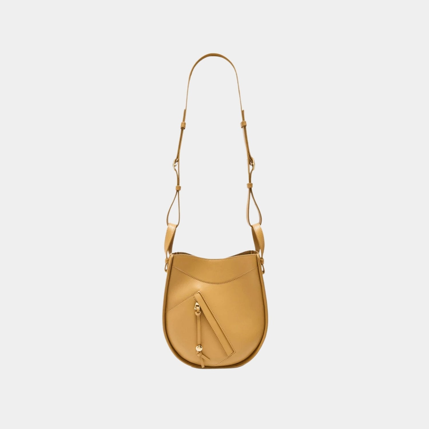Hammock Slice Bag In Shiny Calfskin