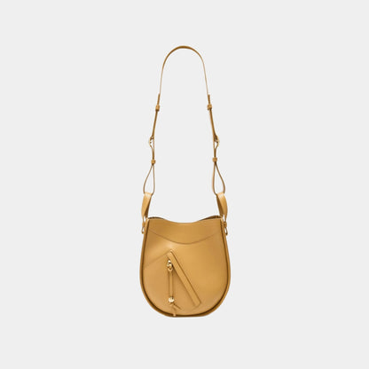 Hammock Slice Bag In Shiny Calfskin