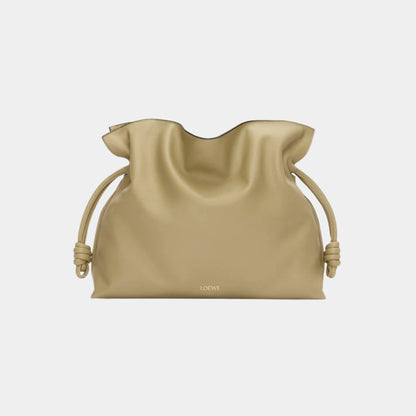 Large Flamenco Clutch Nappa Calf Leather