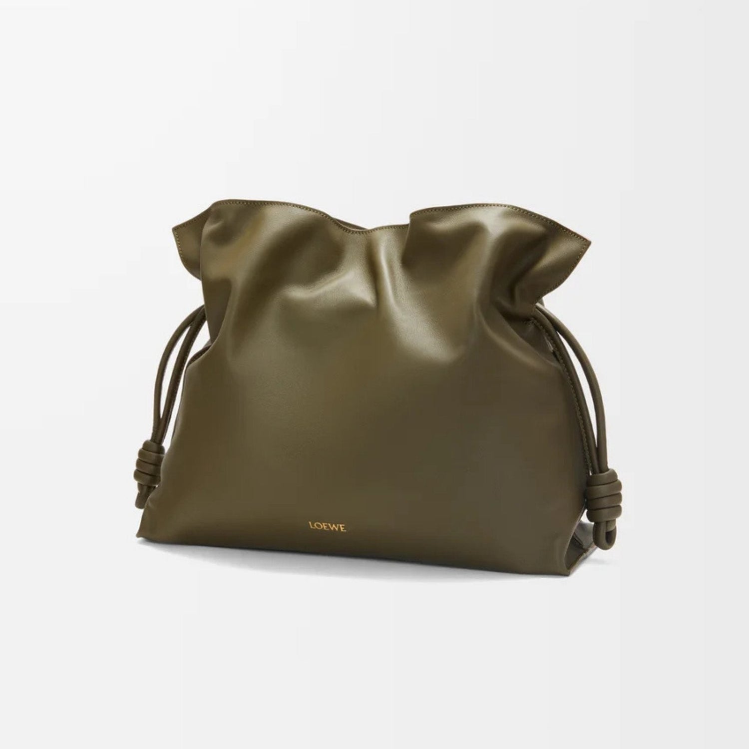 Large Flamenco Clutch Nappa Calf Leather