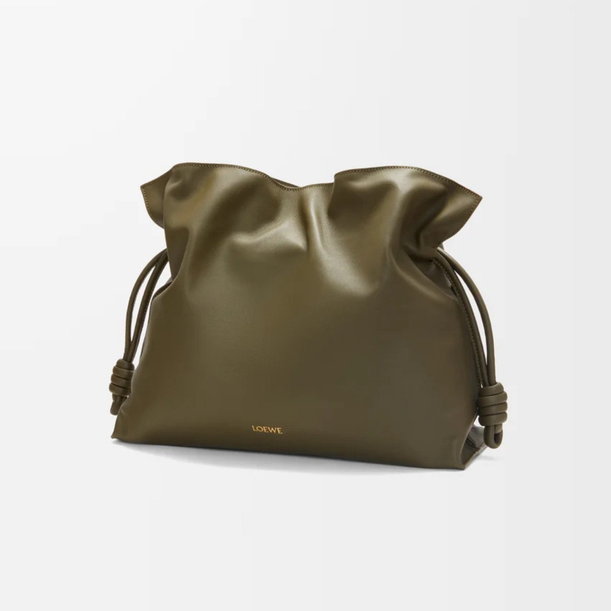 Large Flamenco Clutch Nappa Calf Leather