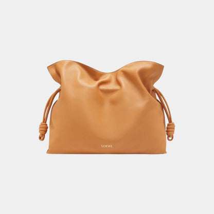 Large Flamenco Clutch Nappa Calf Leather