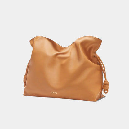 Large Flamenco Clutch Nappa Calf Leather