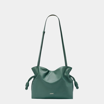 Medium-sized Flamenco Clutch Nappa Calf Leather