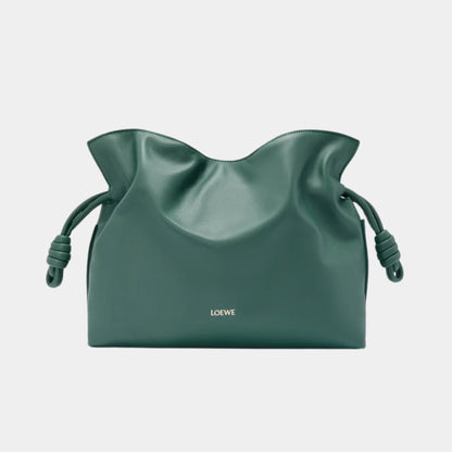 Medium-sized Flamenco Clutch Nappa Calf Leather