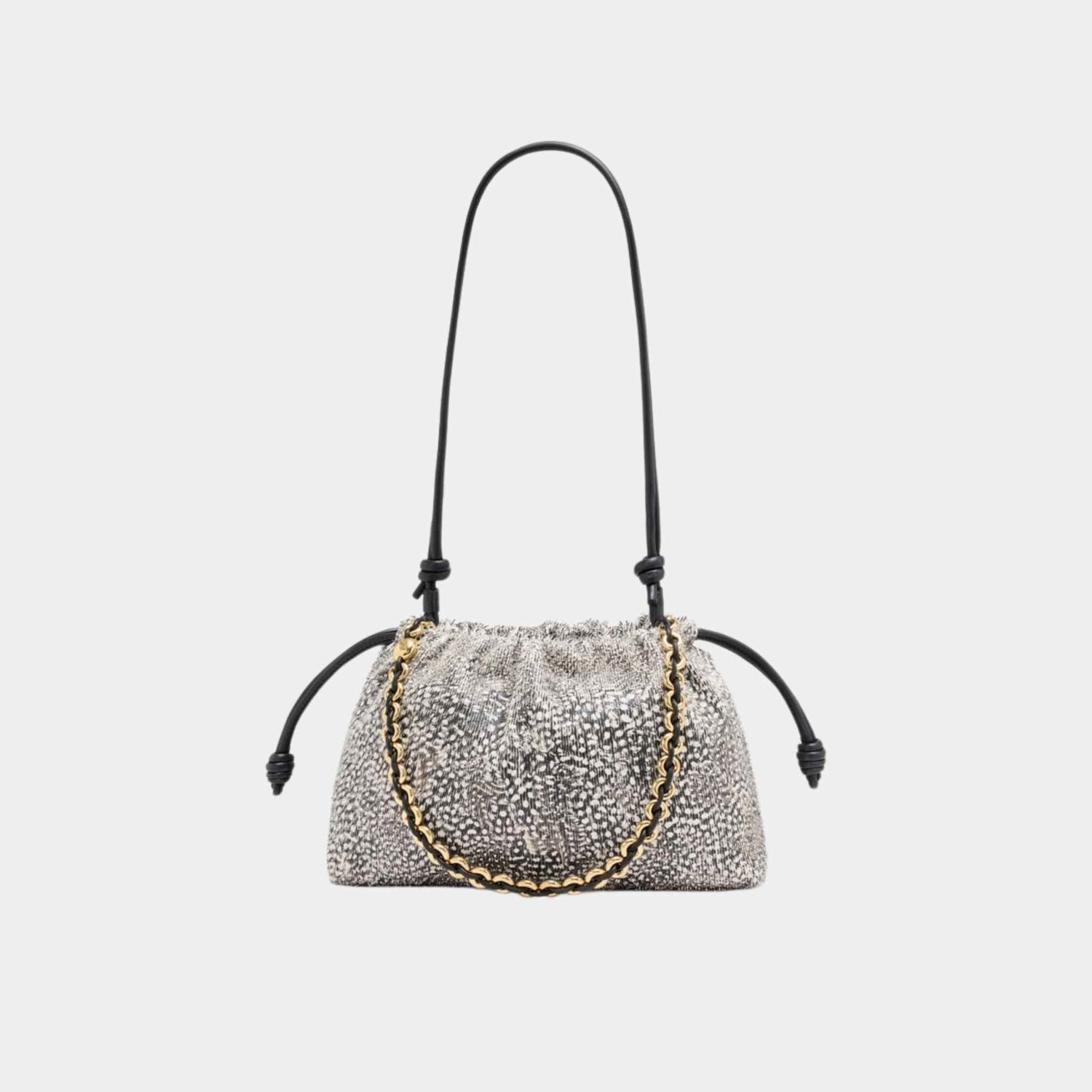 Medium Flamenco Purse Goatskin With Oversized Donut Chain