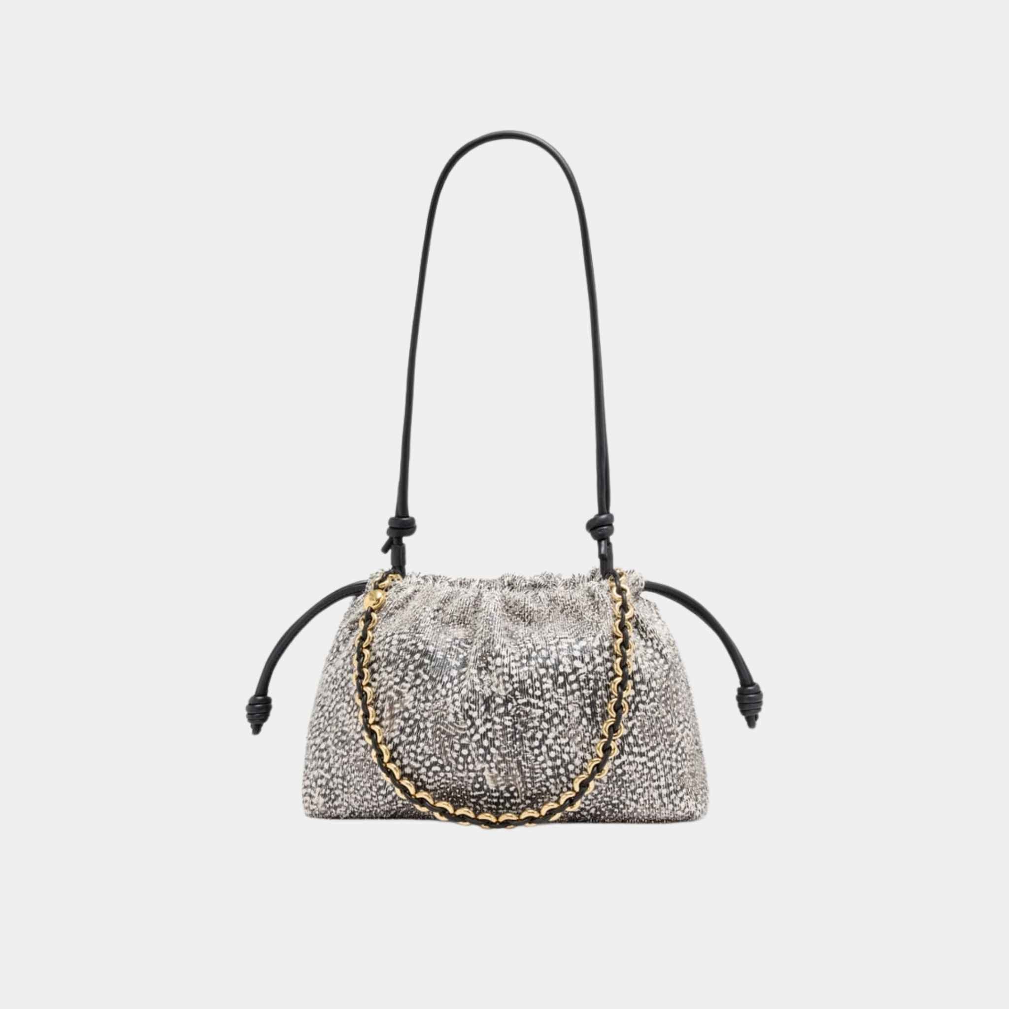 Medium Flamenco Purse Goatskin With Oversized Donut Chain