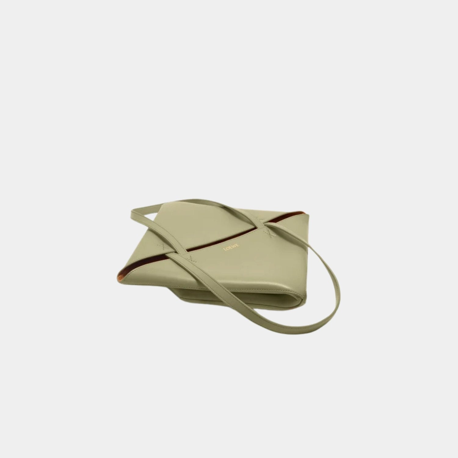 Medium Puzzle Fold Tote In Shiny Calfskin