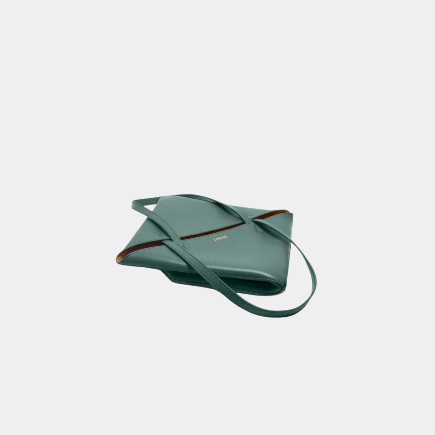 Medium Puzzle Fold Tote In Shiny Calfskin