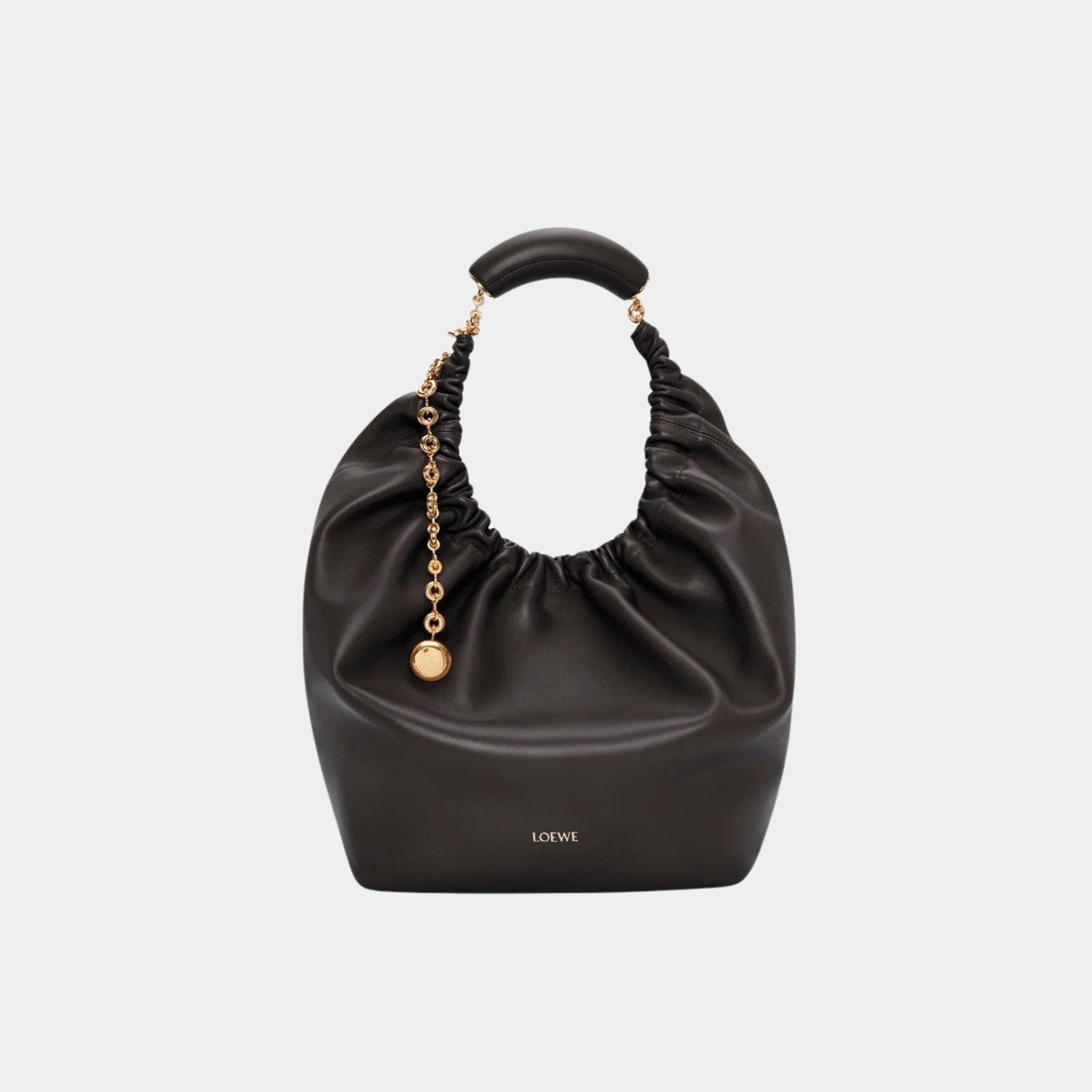 Medium-sized Squeeze Bag Velvety Nappa Lambskin