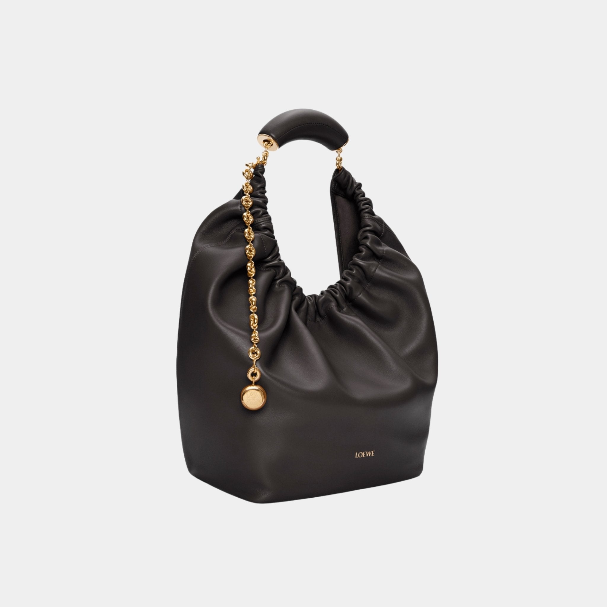 Medium-sized Squeeze Bag Velvety Nappa Lambskin