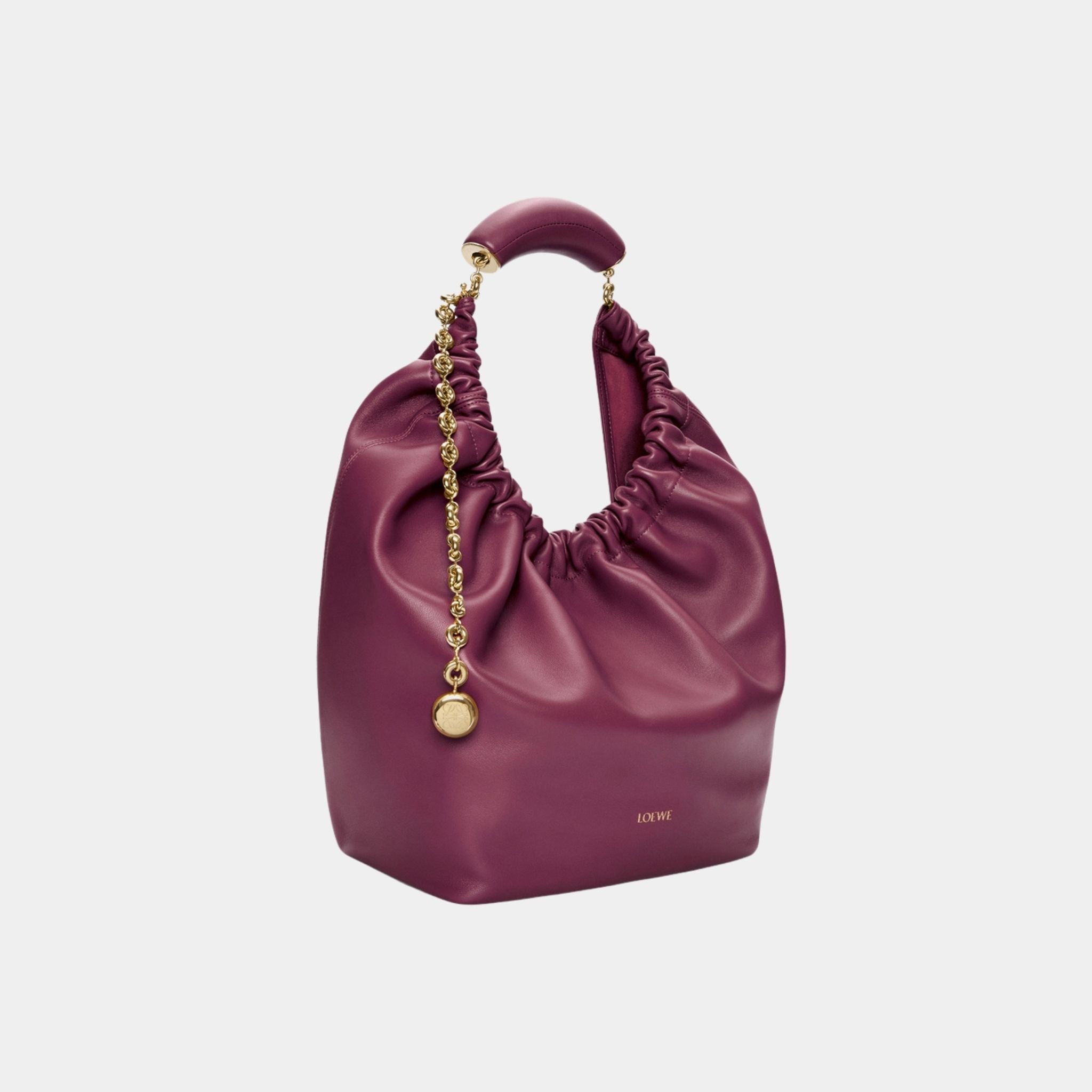Medium-sized Squeeze Bag Velvety Nappa Lambskin