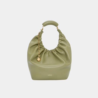 Medium-sized Squeeze Bag Velvety Nappa Lambskin