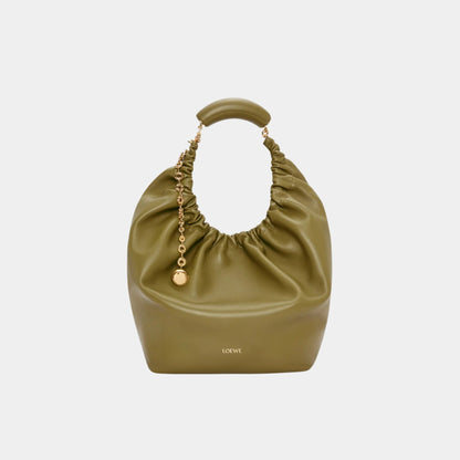 Medium-sized Squeeze Bag Velvety Nappa Lambskin