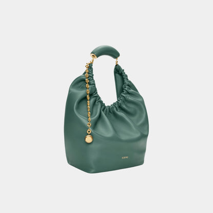 Medium-sized Squeeze Bag Velvety Nappa Lambskin