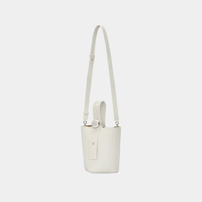 Mini Pebble Bucket Bag In Soft Grained Calfskin