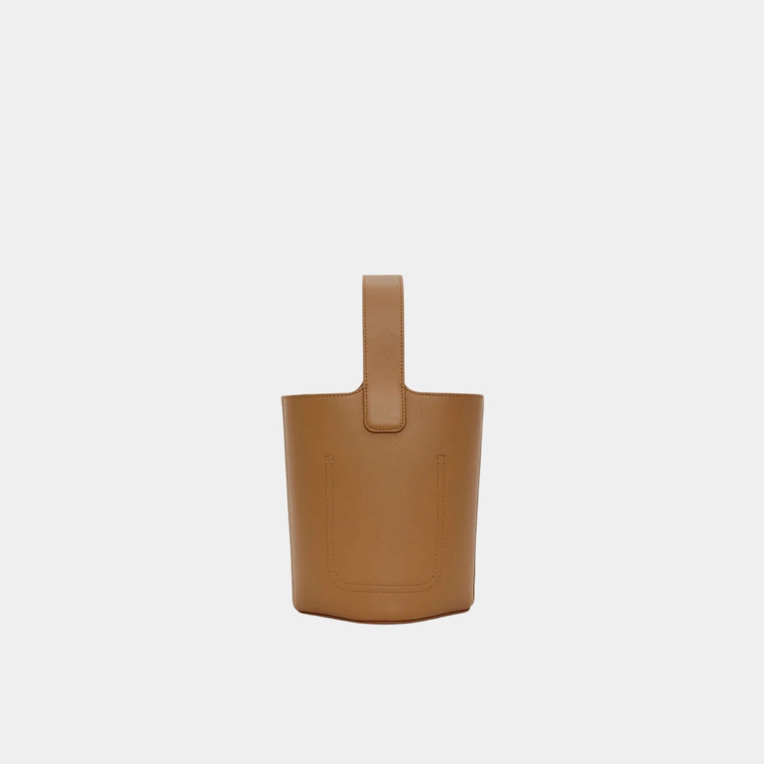 Mini Pebble Bucket In Smooth Calfskin