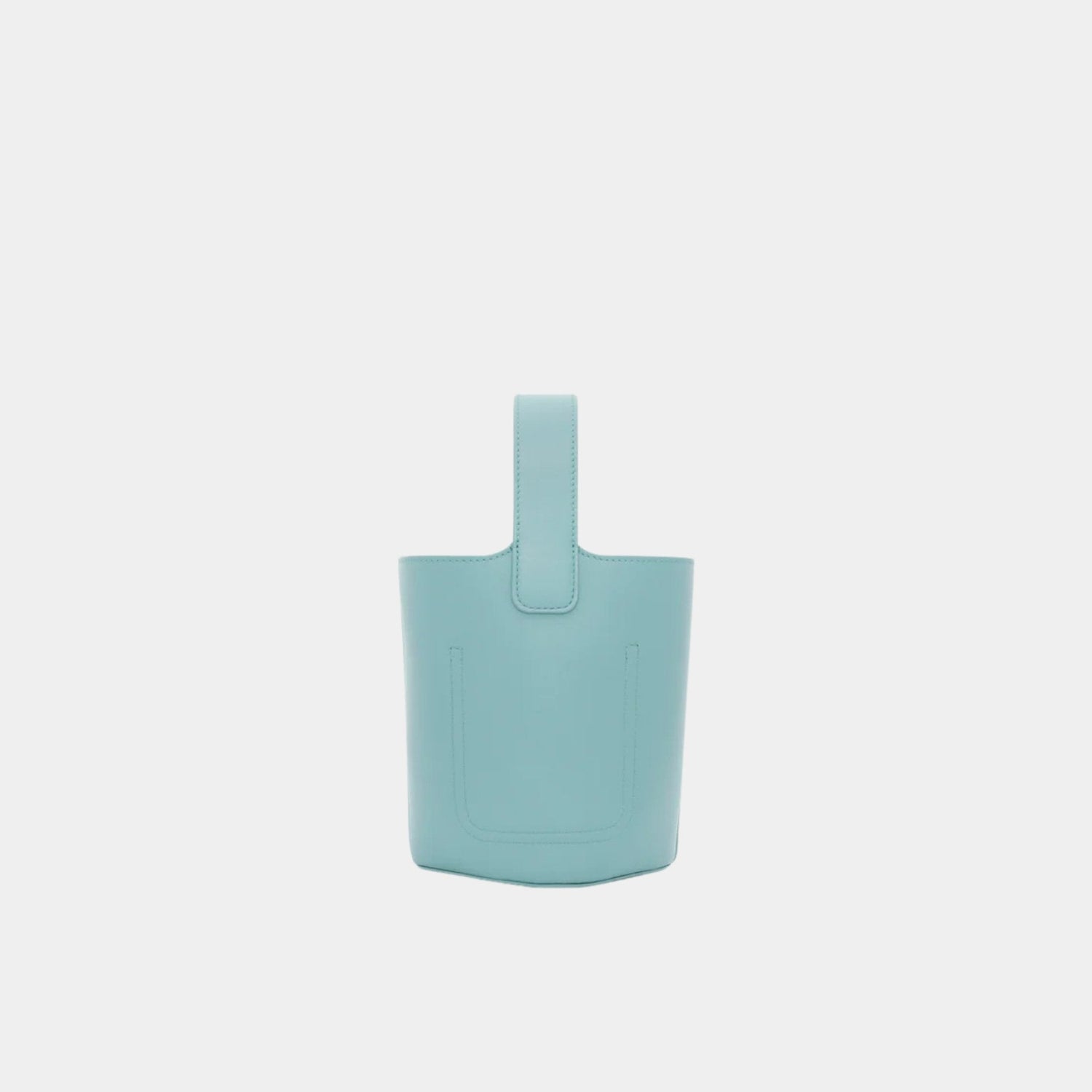 Mini Pebble Bucket In Smooth Calfskin