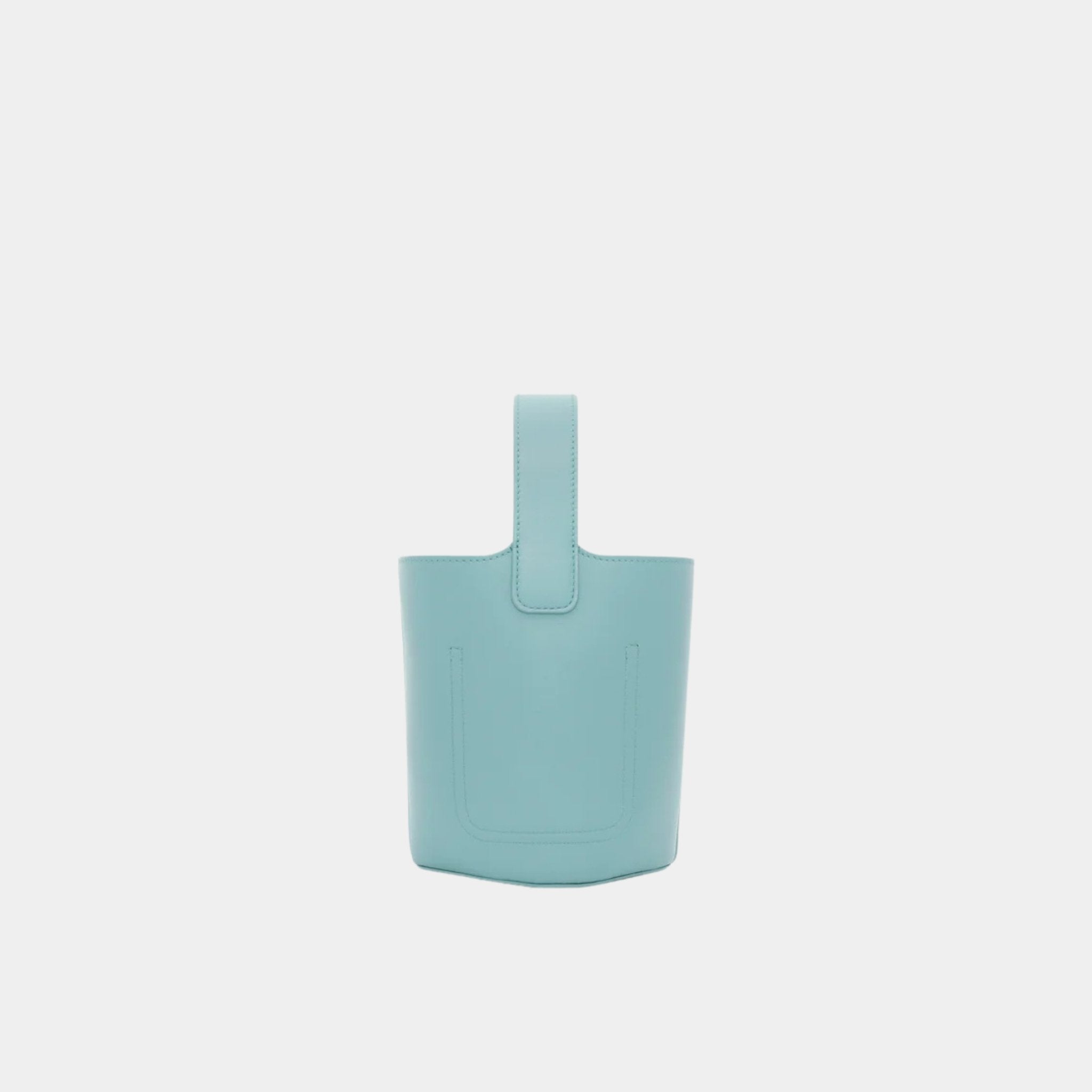 Mini Pebble Bucket In Smooth Calfskin