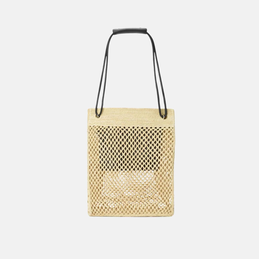 Pebble Hobo in Raffia