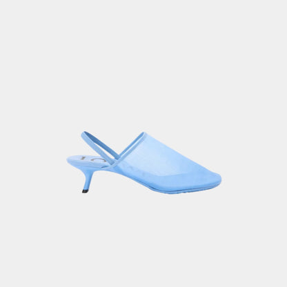 Petal Slingback Heel Sandal In Mesh