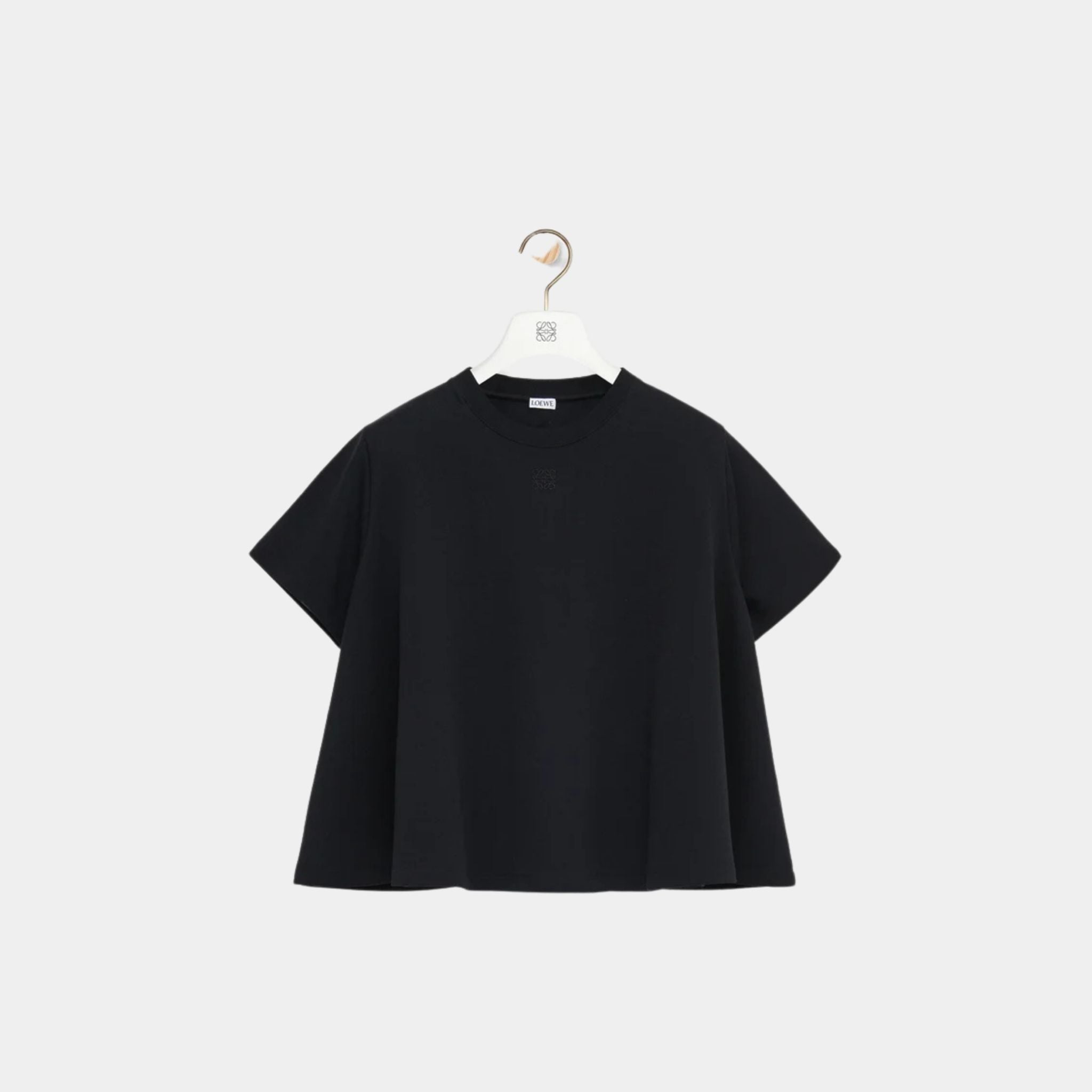 Plain Trapeze Top in Cotton Blend