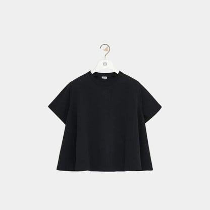 Plain Trapeze Top in Cotton Blend