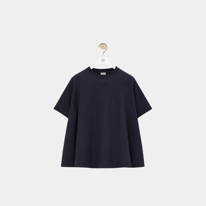 Plain Trapeze Top in Cotton Blend