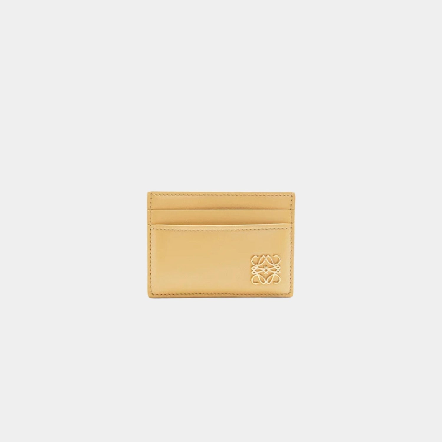 Puffer Anagram Plain Cardholder In Shiny Nappa Calfskin