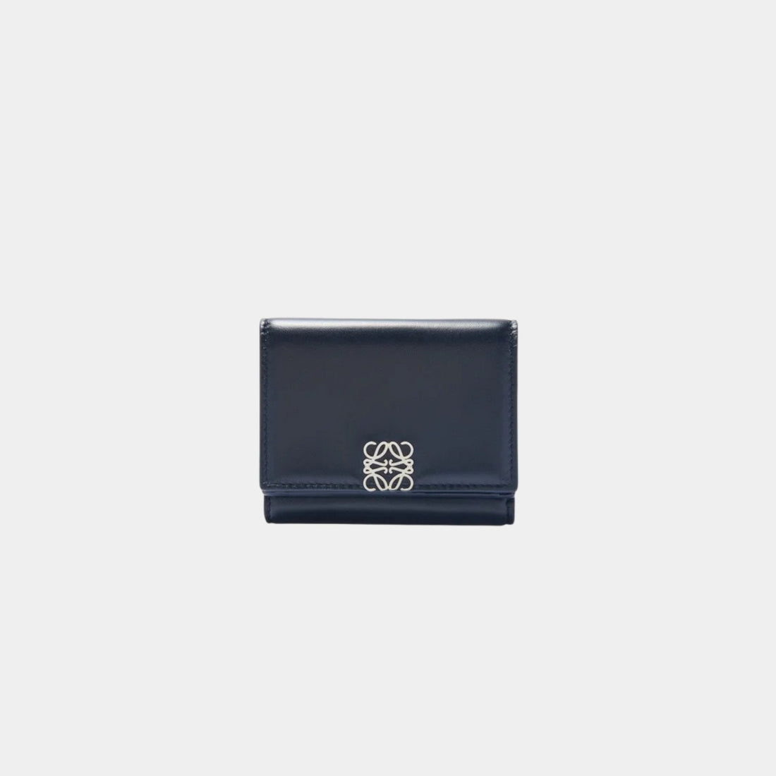 Puffer Anagram Trifold Wallet In Shiny Nappa Calfskin