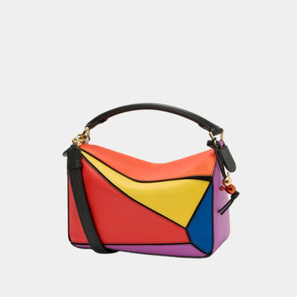 Puzzle 10 Multicolour Re-edition Bag in Classic Calfskin