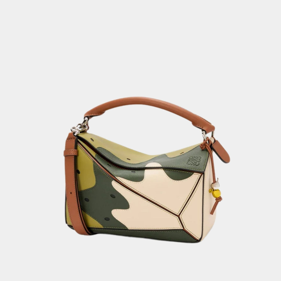 Puzzle 10 Paula Ibiza Kiwi Re-edition Bag in Classic Calfskin