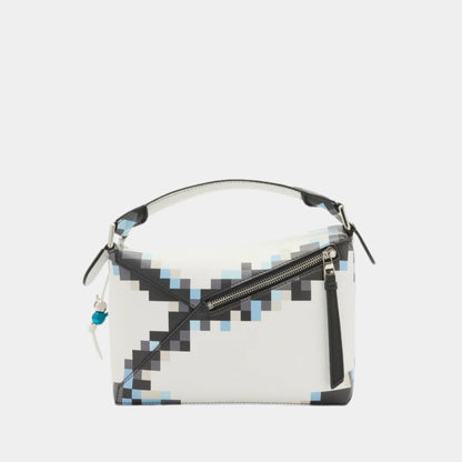Puzzle 10 Pixel Re-edition Bag in Nappa Calfskin
