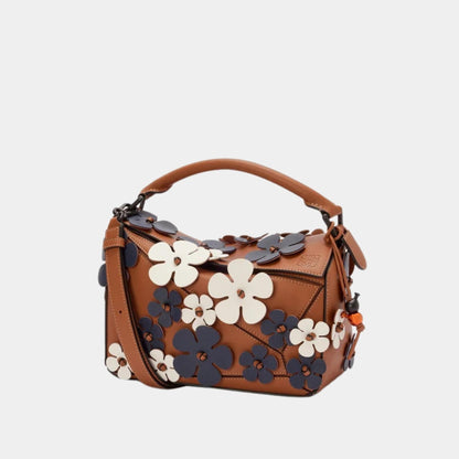 Puzzle 10 Plumeria Re-edition Bag in Classic Calfskin