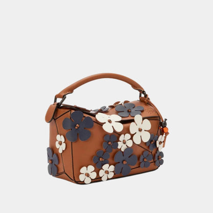 Puzzle 10 Plumeria Re-edition Bag in Classic Calfskin