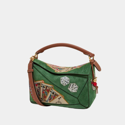 Puzzle 10 SS18 Runway Re-edition Bag in Calfskin Suede