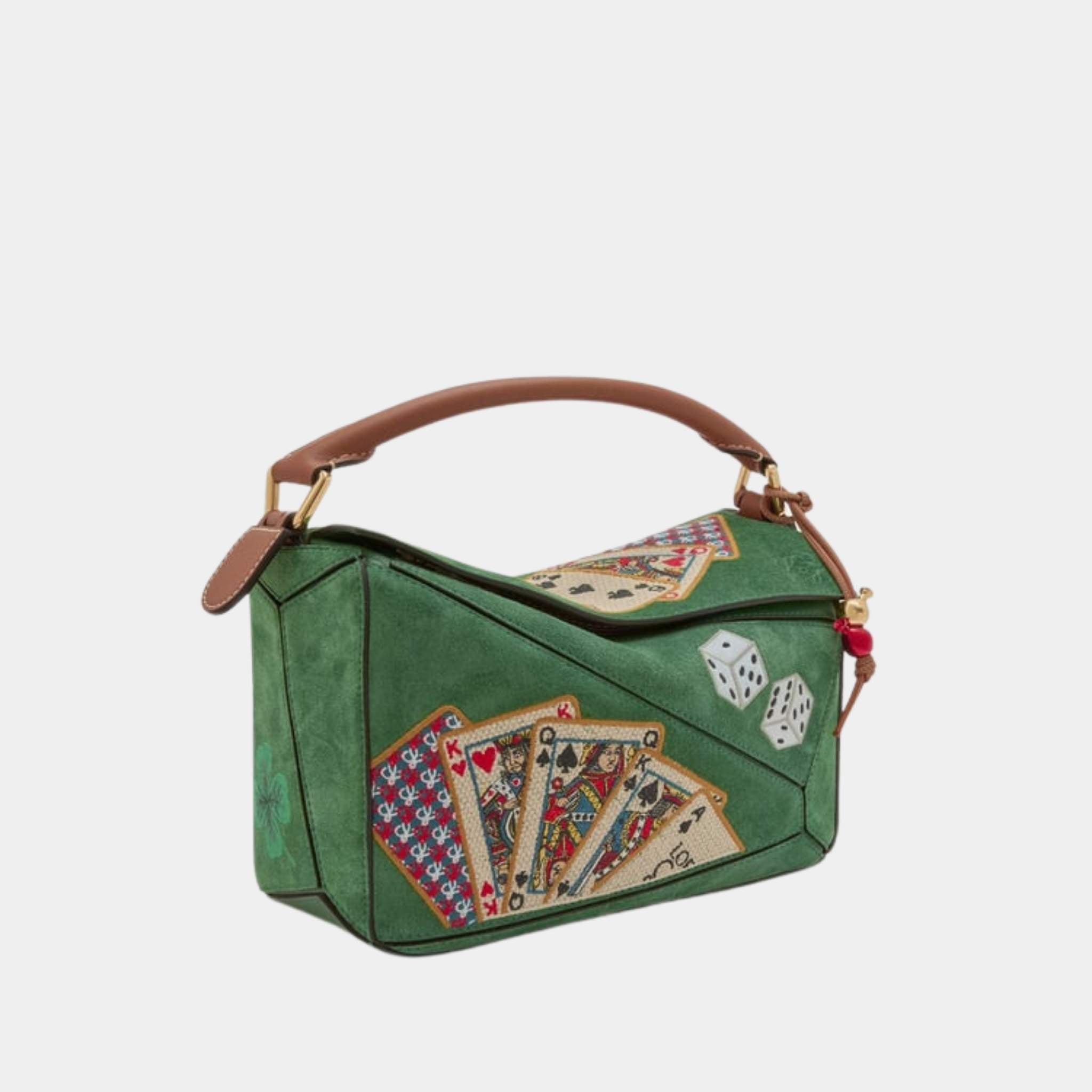 Puzzle 10 SS18 Runway Re-edition Bag in Calfskin Suede