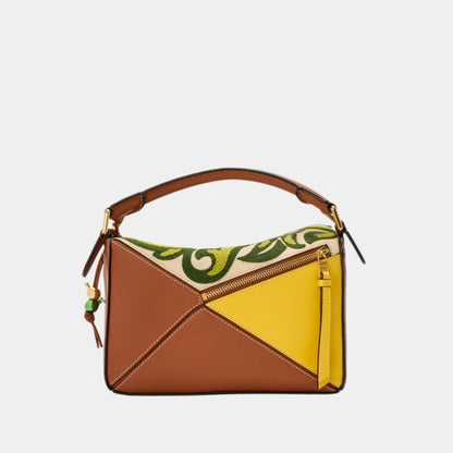 Puzzle 10 William De Morgan Re-edition Bag in Calfskin