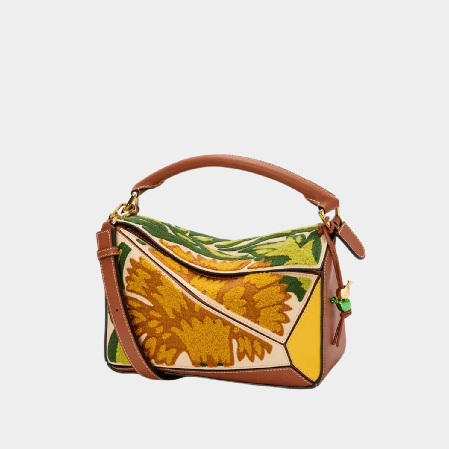 Puzzle 10 William De Morgan Re-edition Bag in Calfskin