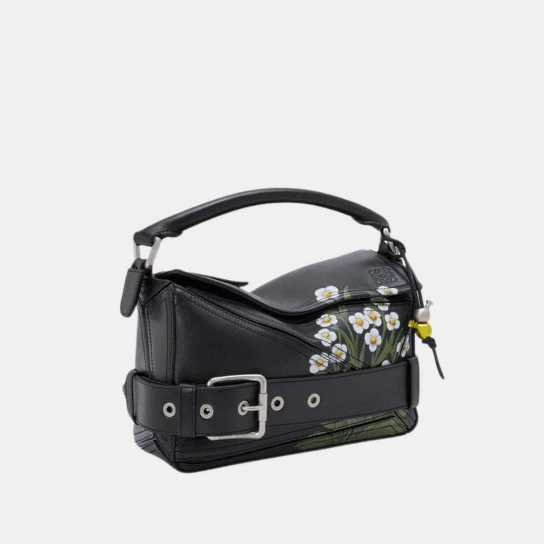 Puzzle 10 William Morris Re-edition Bag in Shiny Calfskin