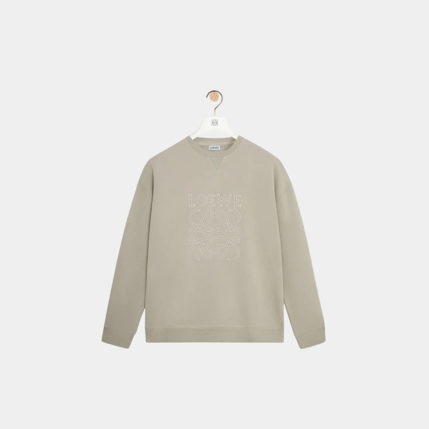 Regular Fit Sweatshirt in Cotton with LOEWE Anagram Applique