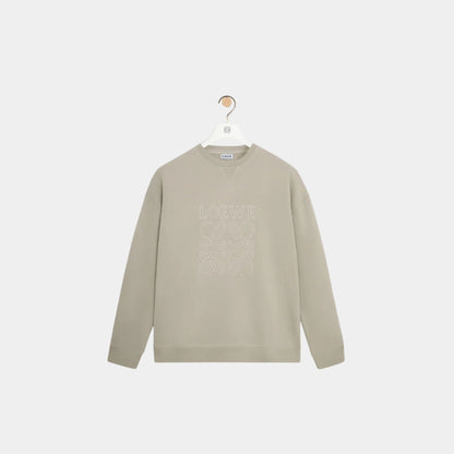Regular Fit Sweatshirt in Cotton with LOEWE Anagram Applique