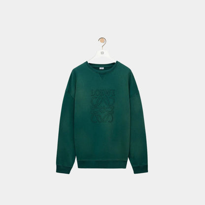 Regular Fit Sweatshirt in Cotton with LOEWE Anagram Applique