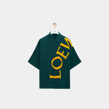 Short Sleeve Shirt in Silk LOEWE Print