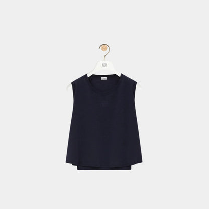 Sleeveless Sweater in Wool