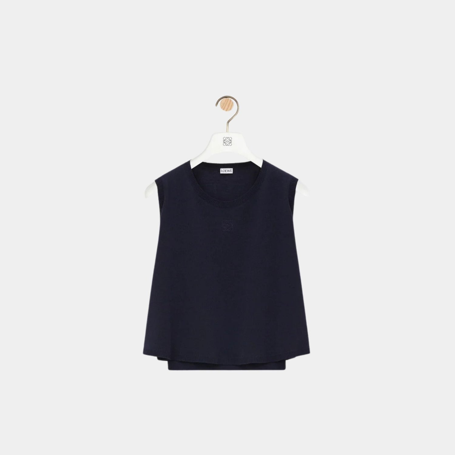 Sleeveless Sweater in Wool